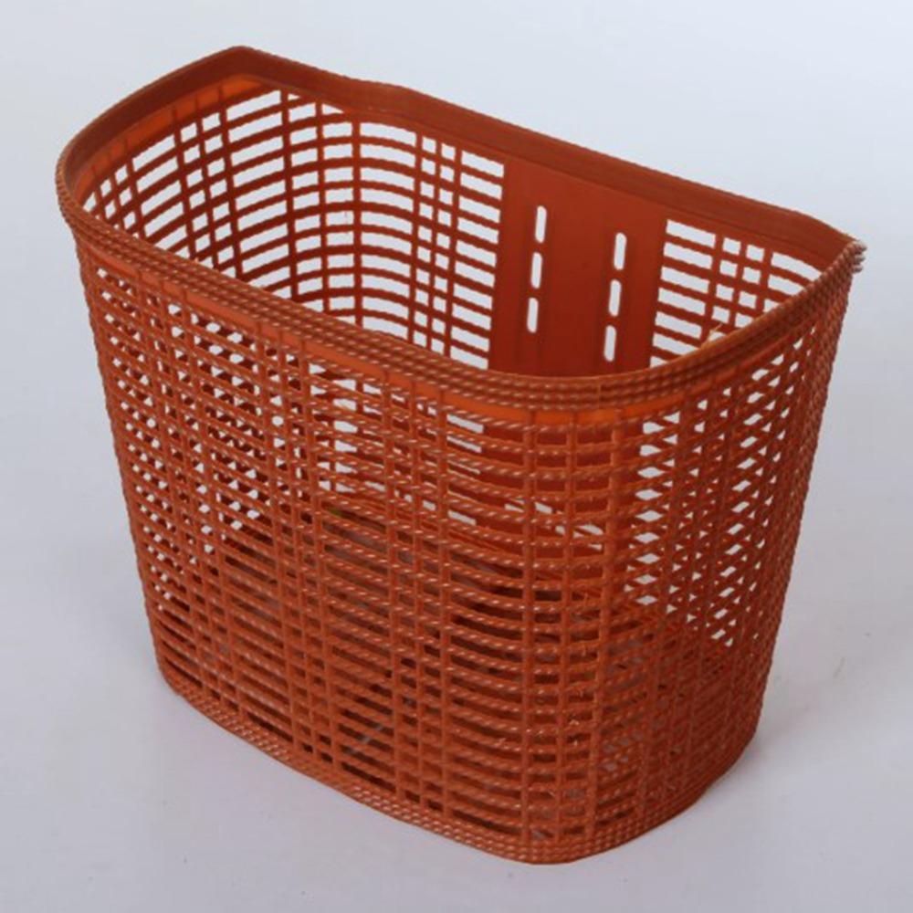 Полая велосипедная сумка для хранения Пластиковая студенческая передняя корзина Задние велосипедные аксессуары