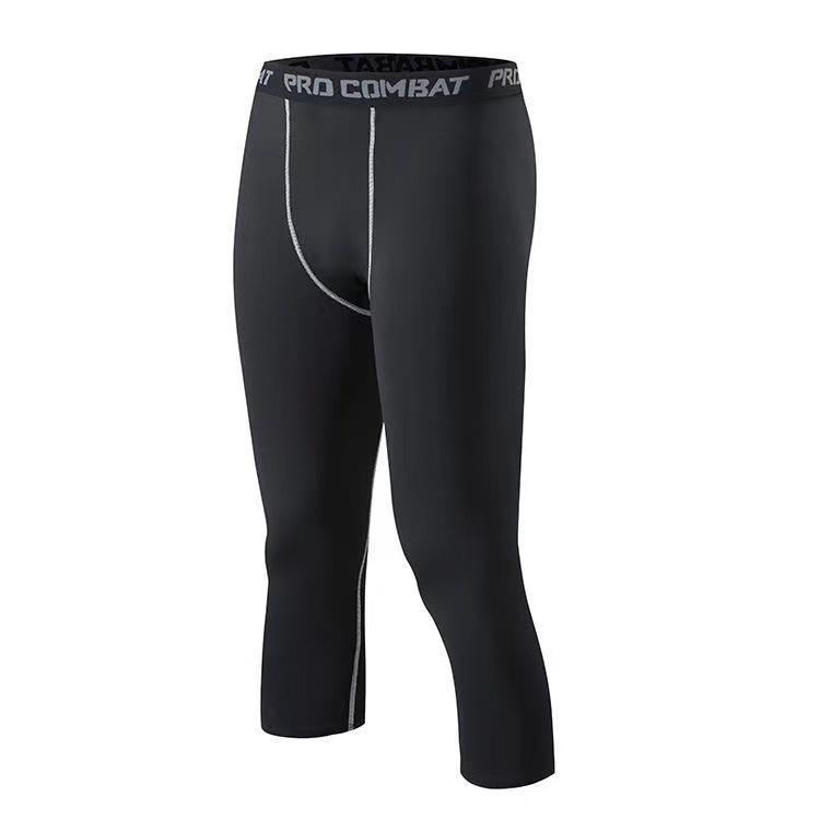 Men’s Quick-Dry Sports Compression Tights for Running, Basketball, and Football