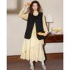 ET BOITE Minimalist Crew Neck Suit Vest