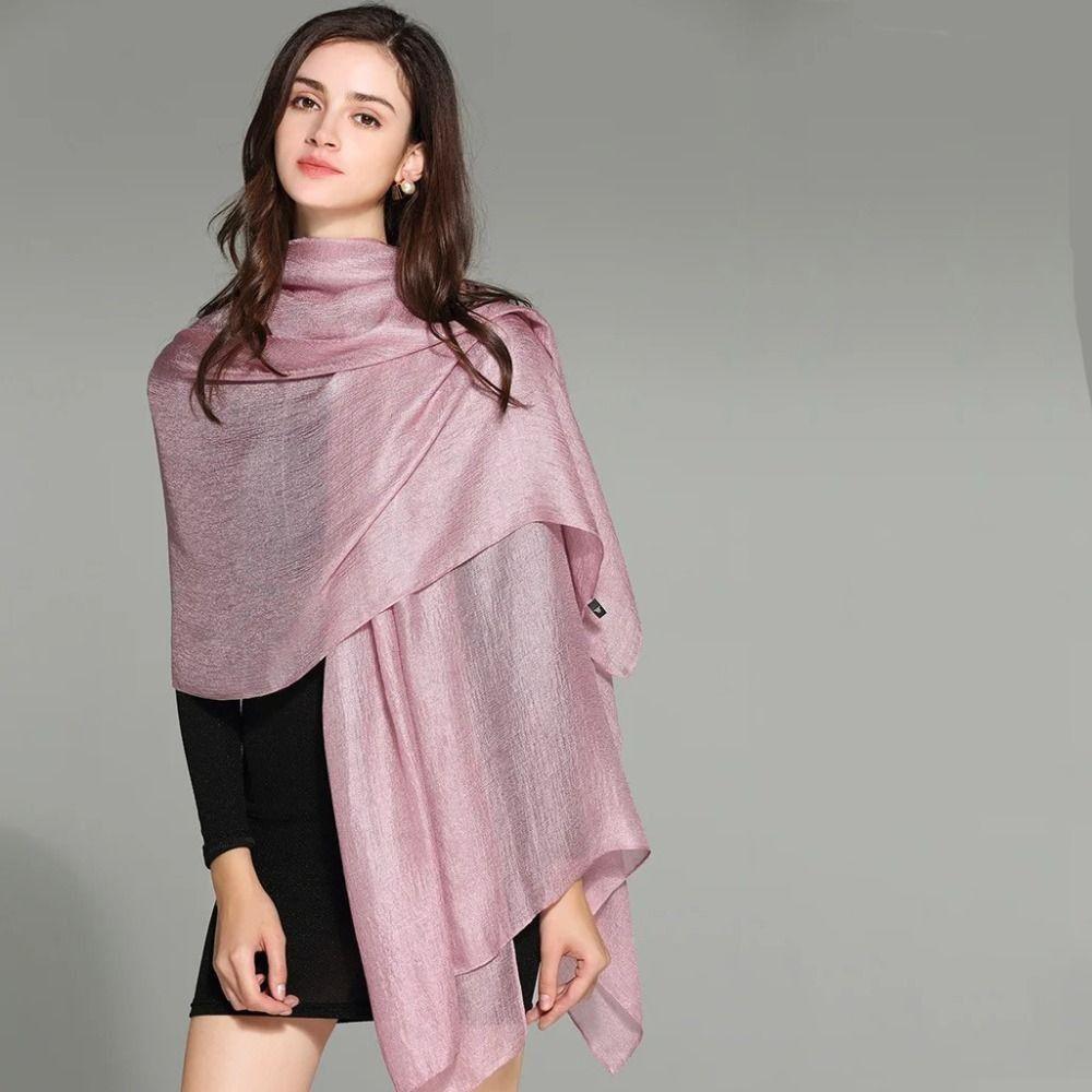 Head Wrap Women Plain Scarf Linen Plus Size Hijab Fashion Female Sunscreen Shawl