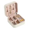 Jewelry Organizer Display Travel Jewelry Case Boxes Travel Portable Jewelry Box Leather Storage Organizer Earring Holder