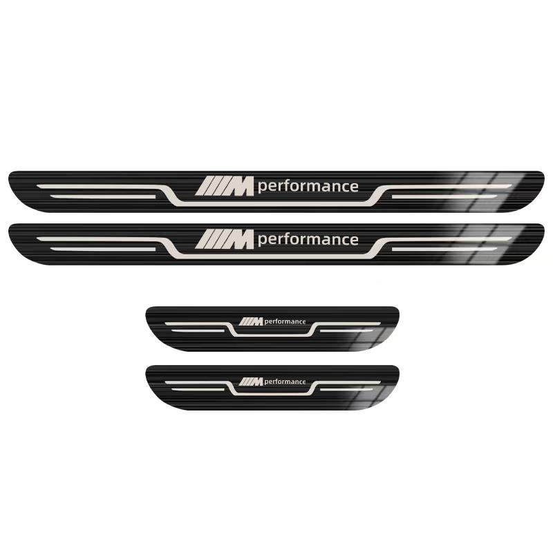 Car Stainless Steel Door Sill Scuff Plate BMW Motorsport M2 M3 M4 X1 X3 X4 X5 X7 E39 E46 E60 E70 E87 E90 F10 F15 F20 F30 G20 G30 ZJ4