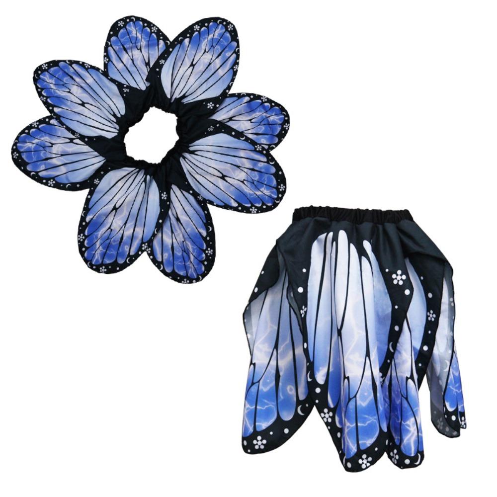 Costume Butterfly Cape Dressing Up Wing Cloak Cute Scarves & Wraps Kids