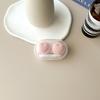 Heart Contact Lens Case with Tweezer Mini Cute Eyes Care Contact Lenses Container Box Travel Kits Eyewear Accessories Organizer
