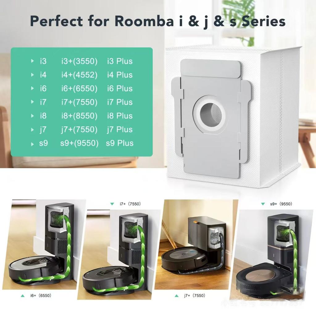 Для пылесборников Запасные части Для iRobot Roomba i1+ i3+ i4+ i5+ i6+ i7+ i8+ s9+ Combo j7+ Combo i8+ Робот-пылесос Замена