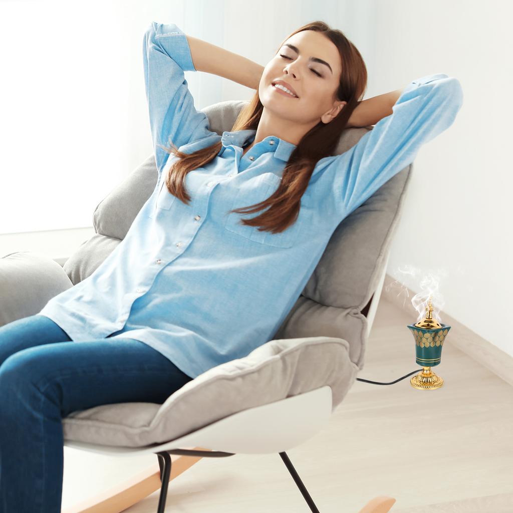 Электрическая благовонная курильница, держатель для кадила, электронное ретро-украшение, железные декоративные горелки, вилка для офиса