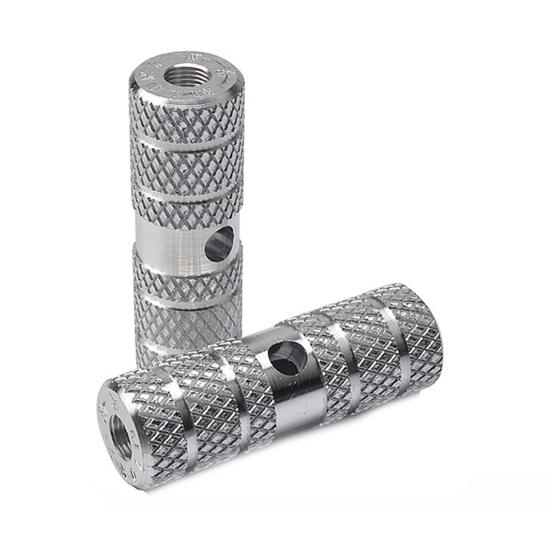 2Pcs Aluminum Alloy Bike Pegs Foot Pedals Backseat Stands Foot Rest Anti-Slip Stunt