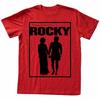 Красная футболка с постером Рокки