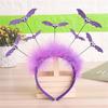 Gothics Sequins Bat Hairband for Adult Kids Cosplay Party Costume Day of the Death Bat Headpiece Halloween Accessories