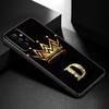 Golden Crown Letters Phone Case For Samsung Galaxy A21 A30 A50 A52 S A13 A22 A32 A33 A53 A73 5G A11 A12 A31 A51 A70 A71 A72