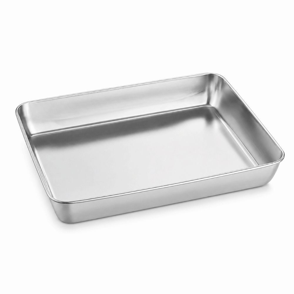 Stainless Steel Cake Tray Gold Silver Storage Tray Durable Multi-sizes Tray for Homes