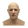 Realistic Old Man Mask Wrinkle Face Latex Full Head Mask for Masquerade Halloween Party Decor Costumes