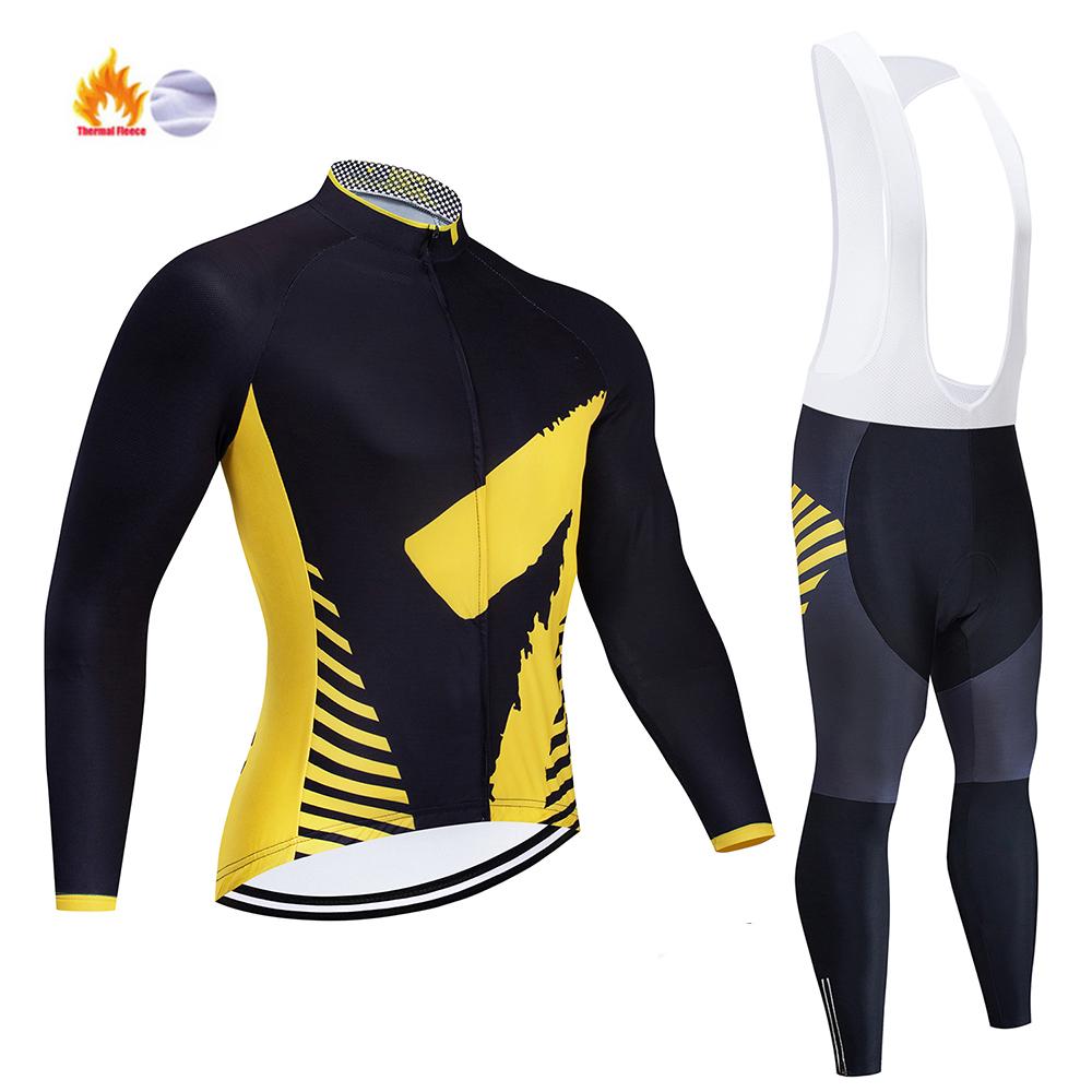 2026 Зимний Новый Набор Велосипедных Маек MTB Одежда для Велосипеда Maillot Ropa Ciclismo Invierno Велосипедная Термофлисовая Одежда для Велоспорта