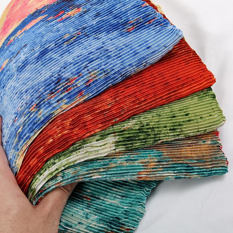 Art Print Wrinkle Pashmina Soft Satin Scarf Large Shawl Wrap