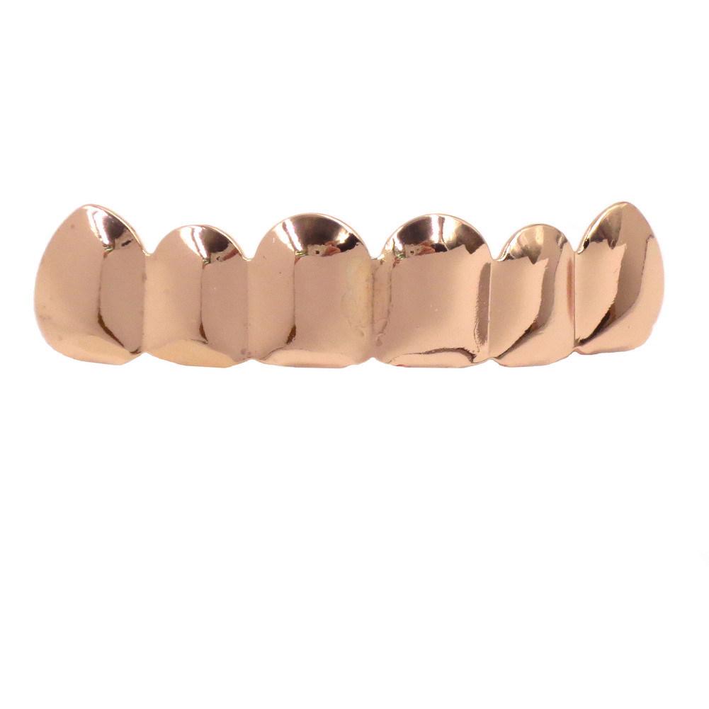 Позолоченные Хип-Хоп Клыки Защита для рта Grillz с Смелым Декоративным Дизайном