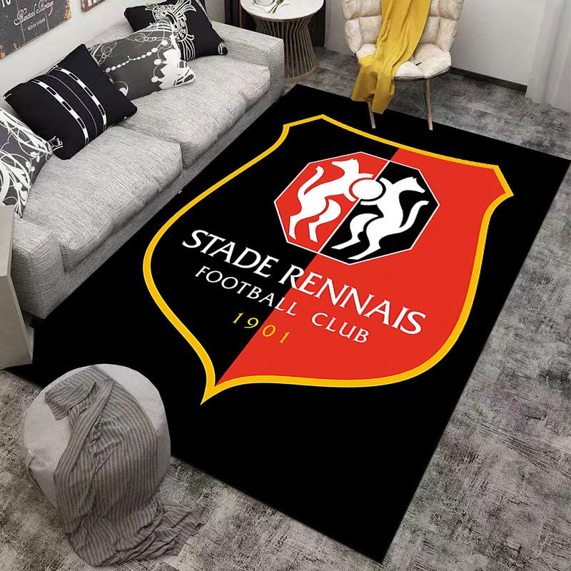 Stade Rennais Football Club Logo suitable as a non-slip mat for the living room or bedroom sofa