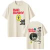 ZX Rapper Bad Bunny Album Tshirt Debi Tirar Mas Fotos DTMF 2026 T Shirts Men Women Clothing Fashion Hip Hop Tshirts Streetwear