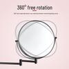 Wall-Mounted 360° Rotating Folding Makeup Mirror