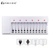 PALO 12 Slots LED Display Smart Battery Charger For AA/AAA NiCd NiMhRechargeable Batteries12pics AA Reachargable Batteries