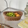1 шт. дисплей ротанговая корзина органайзер коробка кухонная корзина для хранения фруктов овощи корзина для хранения в форме корабля пластик SML