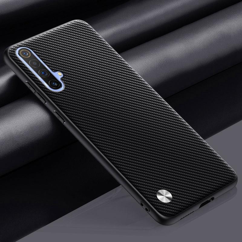 Роскошный чехол из искусственной кожи для Realme X3 SuperZoom, задняя крышка, матовый силиконовый чехол для телефона с полной защитой для Realme X50 5G RealmeX3