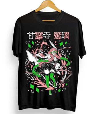 Футболка Мицури Канроджи Клинок Рассекающий Демонов Kimetsu No Yaiba Аниме Незуко Футболка Все Размеры