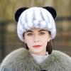 Mink Fur Hat Women's Winter Thickened Cute Cat Ear Hat Fashion Foreign Winter Cap
