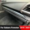 Накладка на панель центральной консоли и приборную панель для Subaru Forester SK Аксессуары, декоративные элементы интерьера из углеродного волокна