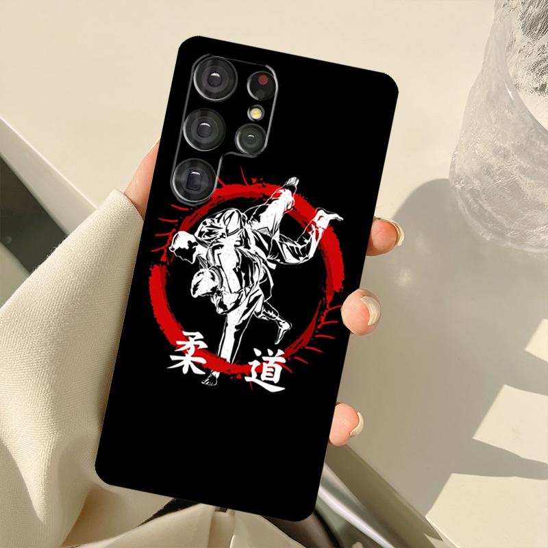 Японское боевое искусство Дзюдо Чехол Для Samsung Galaxy S25 S24 S23 S22 S21 S20 Ultra S9 S10 Plus S21 FE S25 FE Задняя крышка