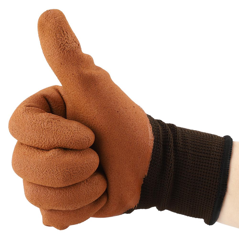 1 пара нескользящих водонепроницаемых перчаток для садовых работ и погрузочно-разгрузочных работ