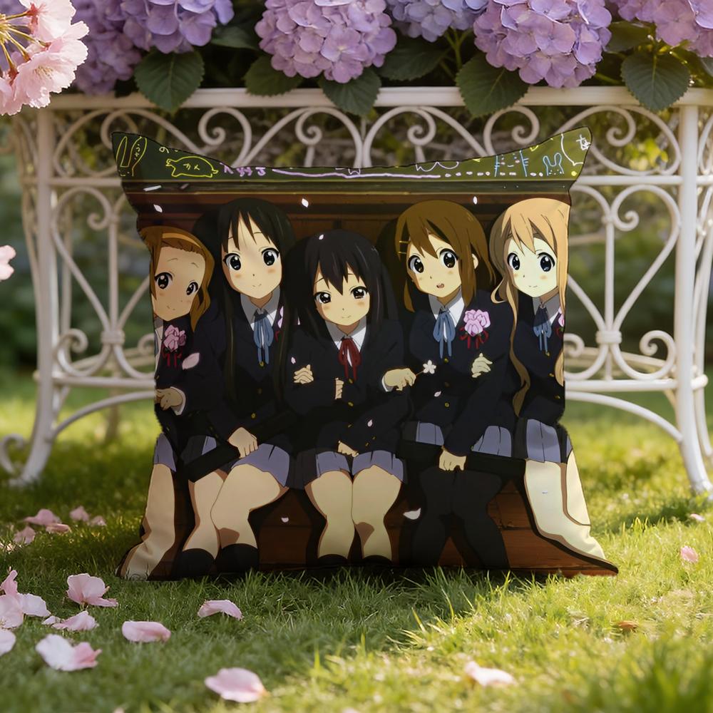 Аниме K-K-ON! Милая Наволочка для Подушки Домашняя и Автомобильная Двухцелевая Наволочка: Двусторонняя конструкция для максимального комфорта