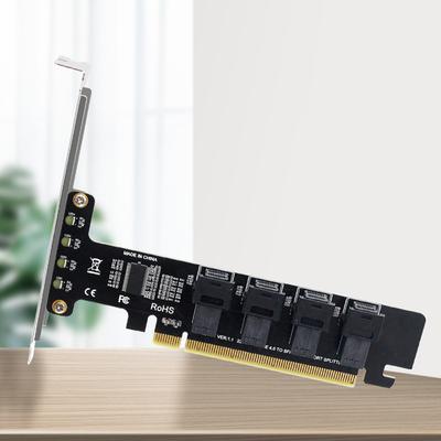 Карта расширения NGFF PCI-E 16X на 4 порта U.2, PCI-E 16X на 4 порта U.2 SFF-8643/8639, сплит-карта для Windows