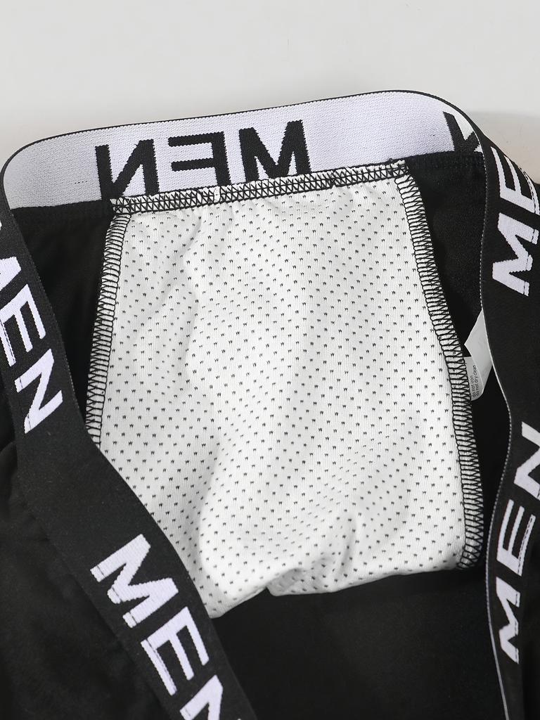 Varsbaby Men's I Love My Wife Print Fun Pattern Underwear