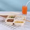 Biodegradable Corn Starch 4-Compartment Takeout Containers
