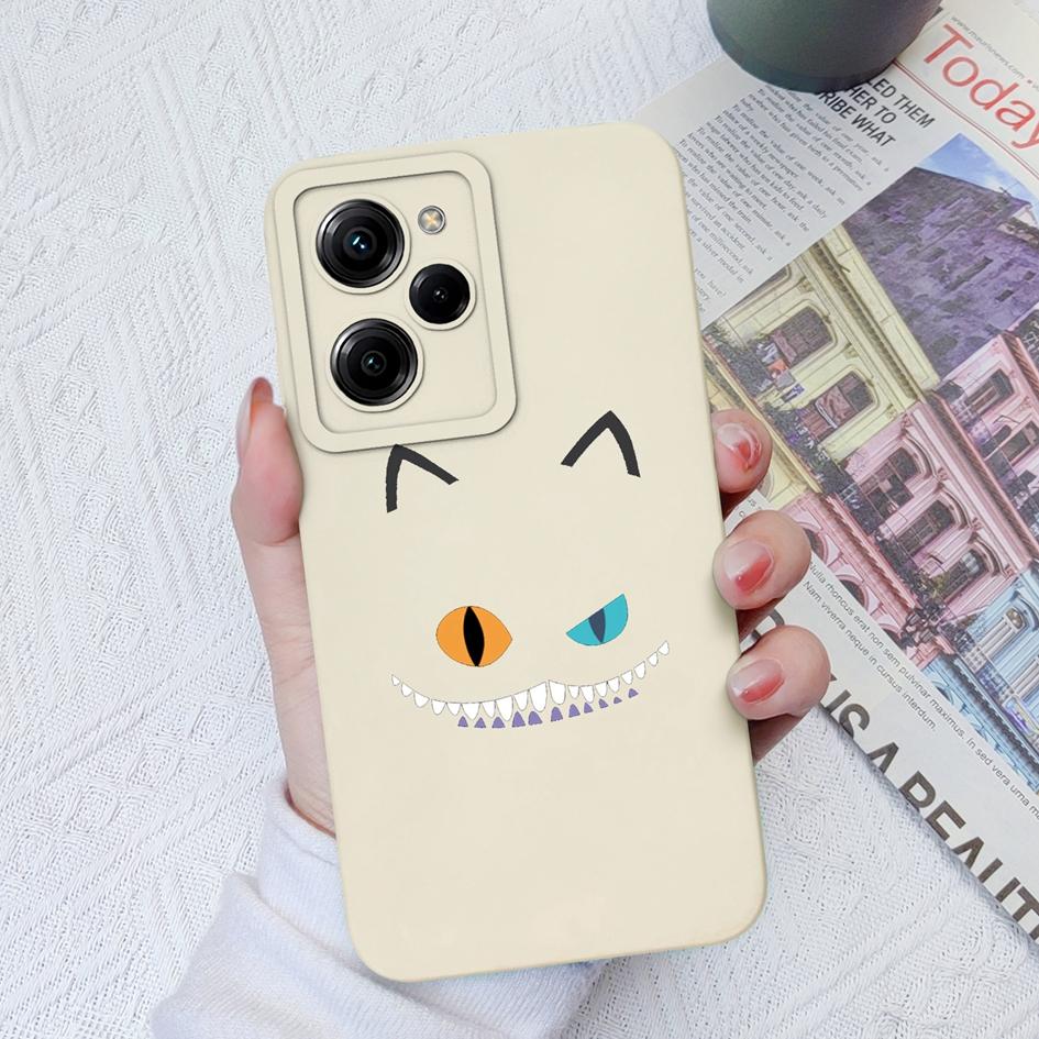 Phone Case For Xiaomi Poco M4 Pro X5 Pro C40 C50 C55 X3 X4 M3 Cute Shockproof Soft Liquid Silicone Matte Cover Cartoon Pattern For Xiaomi Poco Bumper