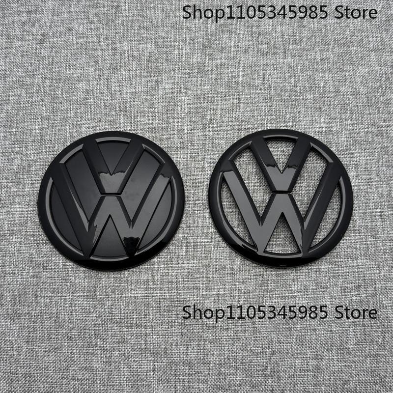 For Volkswagen Golf 4 5 6 7 7.5 Front Grille Logo and Rear trunk badge Replace VW MK4 MK5 MK6 MK7 MK7.5 Gloss Black Emblems CWV1 QQ87