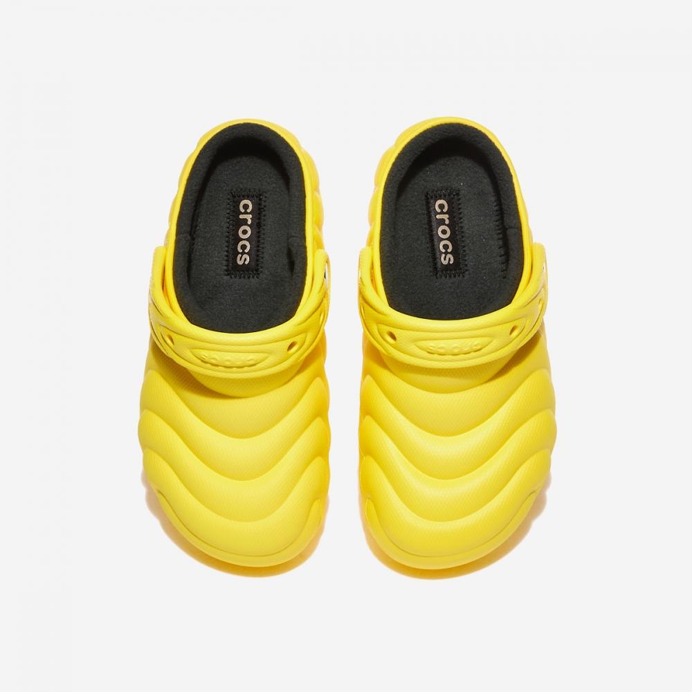 Crocs Классические сабо с подкладкой Overpuff Crs210059 Cyber Yellow