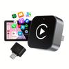 Беспроводной адаптер Carplay, подходит для iPhone и устройств Android, модель 2025 года, обновляет проводной Carplay до беспроводной версии