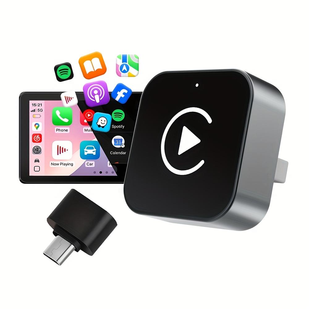 Беспроводной адаптер Carplay, подходит для iPhone и устройств Android, модель 2025 года, обновляет проводной Carplay до беспроводной версии