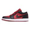 Jordan 1 Низкий Черный Gym Red 553558-610