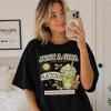 Just A Girl Who Loves Matcha Shirt, Cute Matcha Lover Tee, Matcha Aesthetic Coffee Girl Gift, Trendy Coffee Graphic, Women Vacation Tee