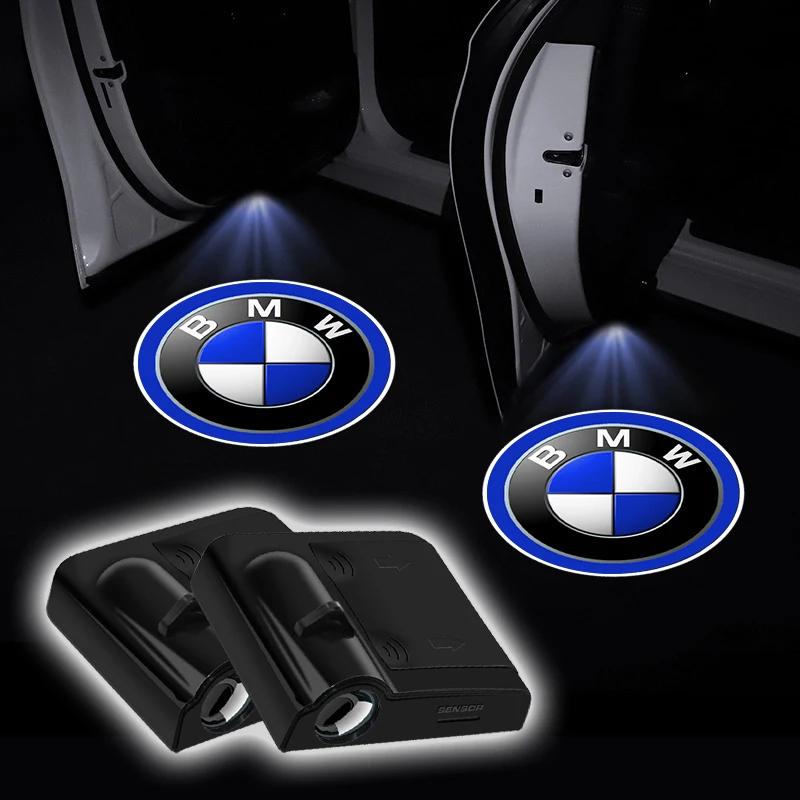 XOFDE1 1/2Pcs Car Door Logo Light HD Laser Welcome Courtesy Lamp For BMW M M1 M2 M3 M4 M5 M6 M8 X3 X4 X5 X6 E34 E36 E60 E90 E46 E39 E70