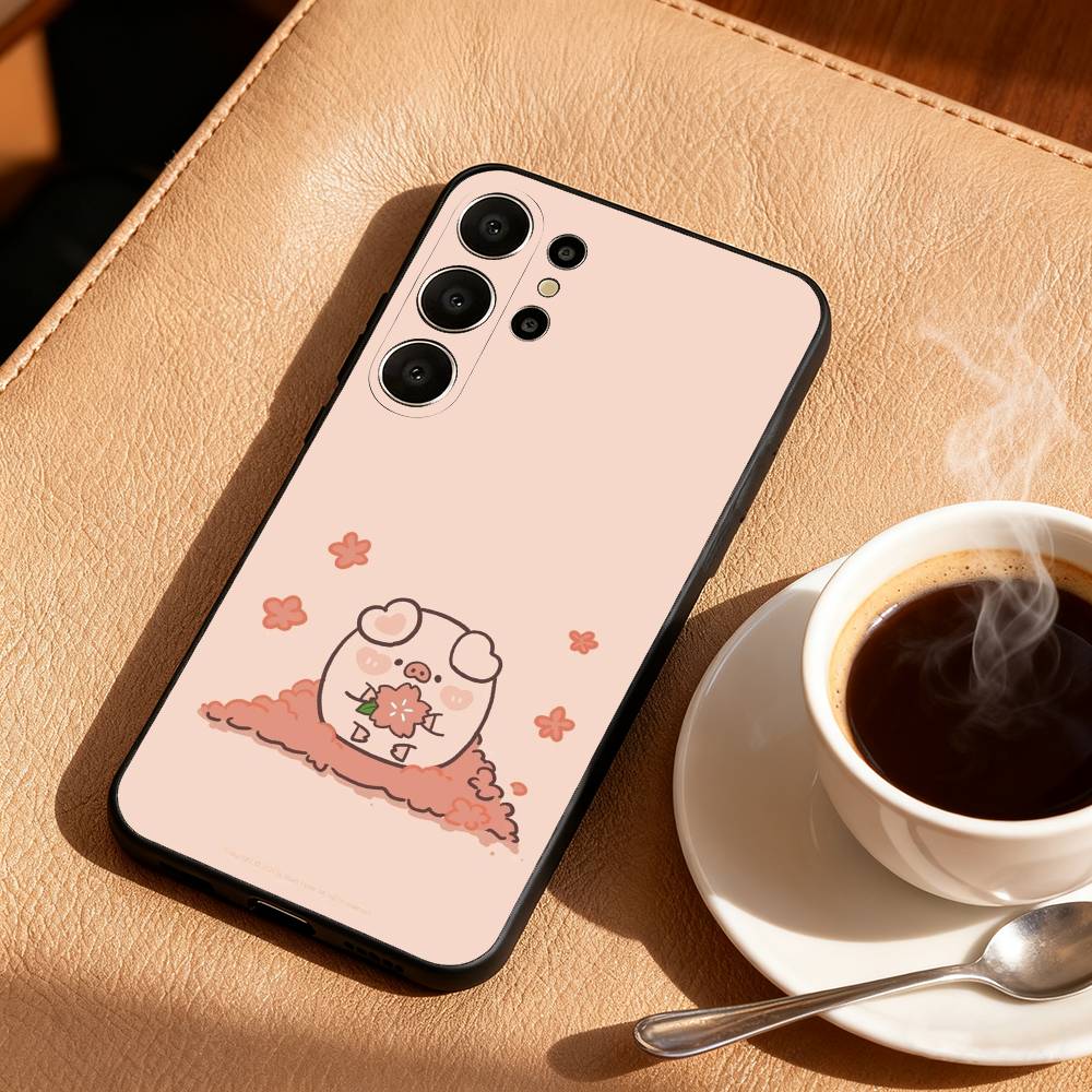 Soft-Soft Lulu Phone Case For Samsung S26,S25,S24,S21,S22,S23,S30,Ultra,S20,FE,Lite,10,9,Black Cover