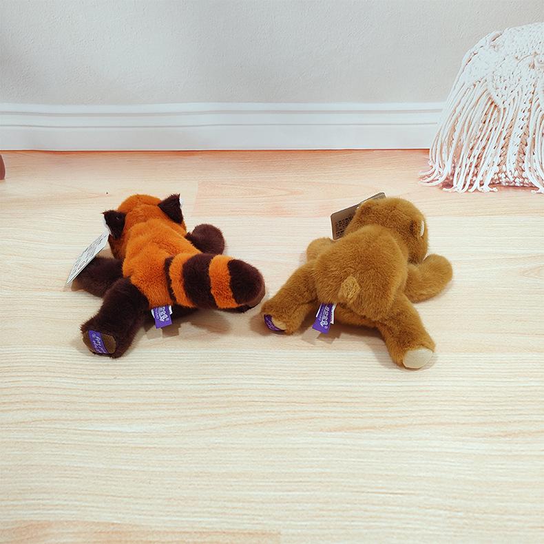 Сянсян Милая кукла-животное: Плюшевая игрушка Панда и Енот, карманный компаньон в подарок.