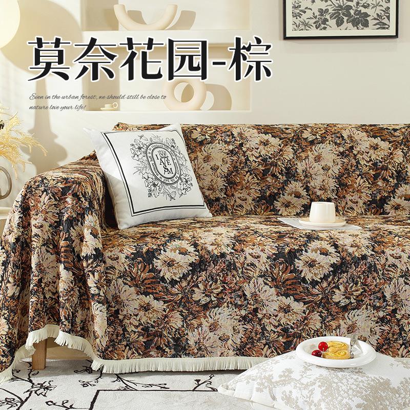 Утолщенное полотенце для дивана в американском стиле, двухстороннее, легко расстилающееся, чехол для дивана, пылезащитный чехол для защиты от царапин, ковер для дивана