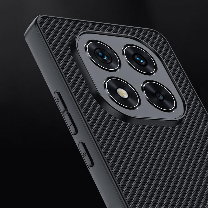 Чехол для Redmi Note 15 Pro / Note 15 Pro Plus 5G Текстура волокна PU-кожа Чехол-фунда для телефона для Xiaomi Redmi Note 15 5G Capa