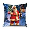 Европейская Рождественская Подушка Креативная Домашняя Льняная Короткий Плюш Прикроватная Диванная Наволочка