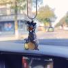 Anime Car Interior Decoration Funny Flying Insects Hold My Neighbor Totoro Flying Doll Rearview Mirror Pendant Car