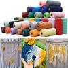 Colorful Cotton Rope, 50M/ 100M Twine Macrame Cord String Thread DIY Crafts Braided Twisted Cotton Cord for Party Wedding Decor