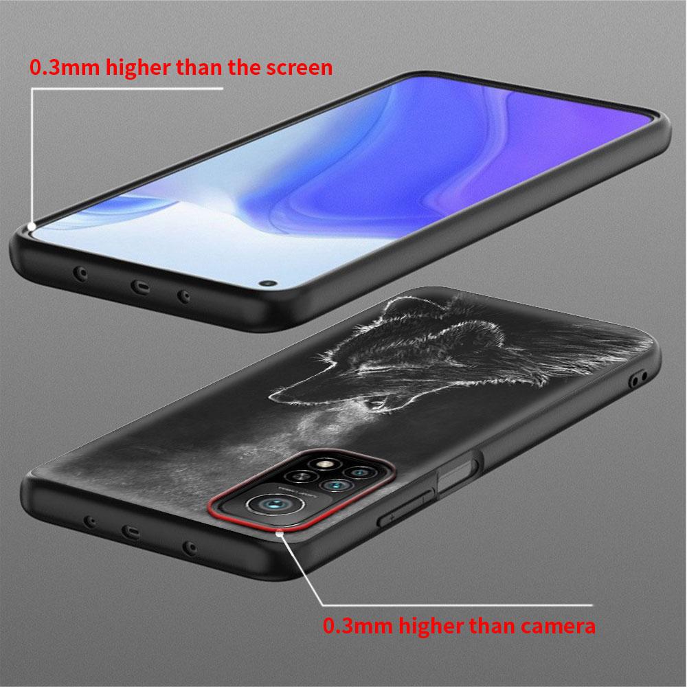 Чехол для Xiaomi Mi Poco X3 NFC M4 F3 C40 11 11T 10T Pro 12 9T 9 10 Lite, мягкий чехол на заднюю панель телефона с изображением волка, собаки, кошки, птицы, льва, тигра